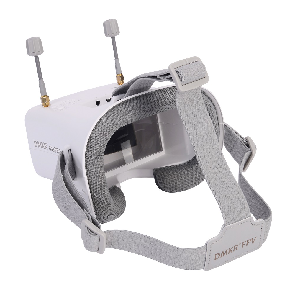 Drone Racing Goggles - Orijinal 008D PRO Beyaz FPV Gözlüğü,