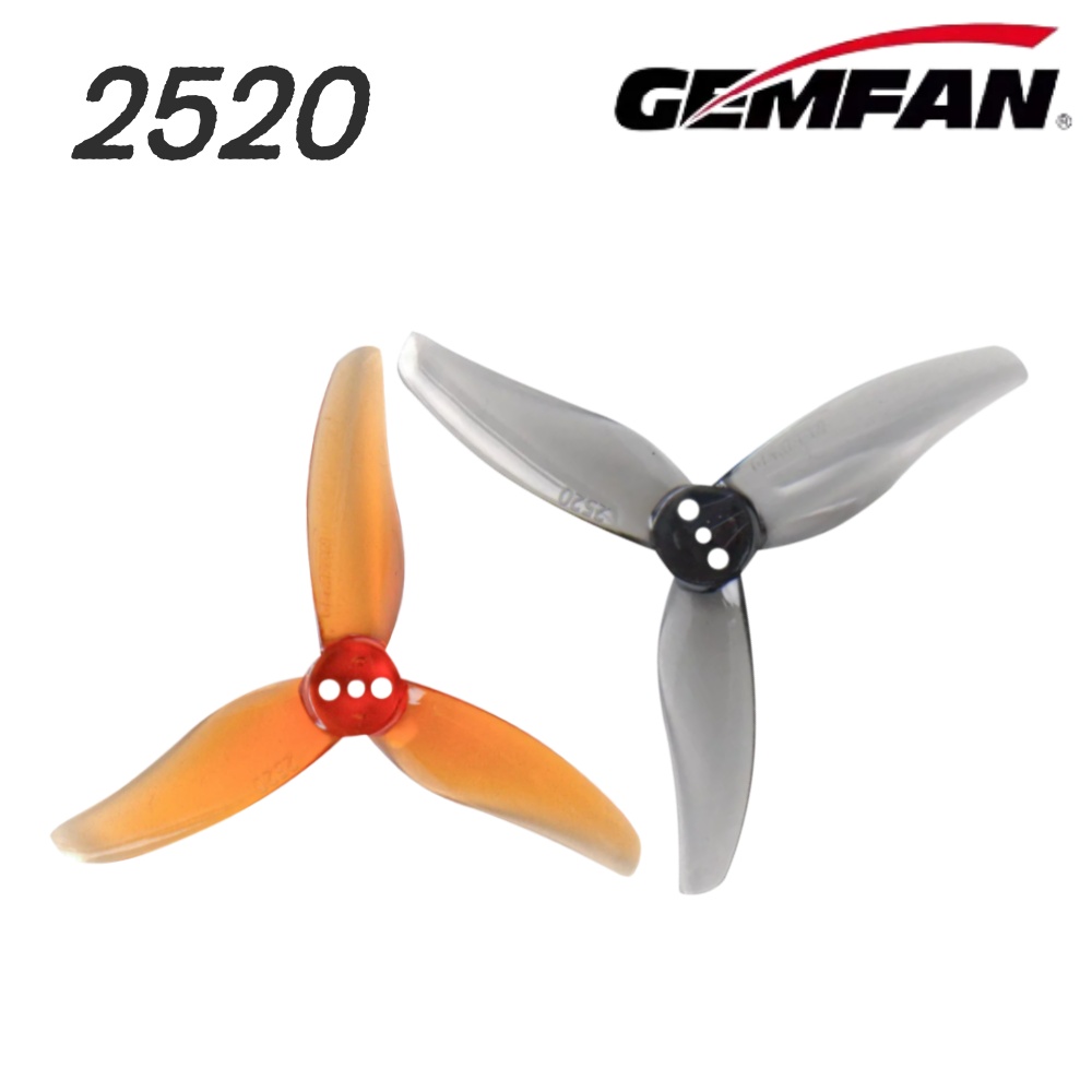Drone Racing Motor - 4 çift Gemfan Hurricane 2520 2.5X2X3