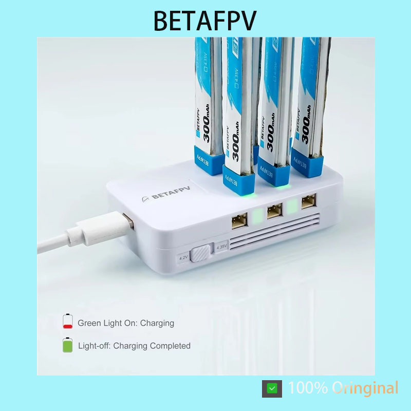 Drone Racing Charger - BETAFPV 6 Portlu 1S Lipo Pil