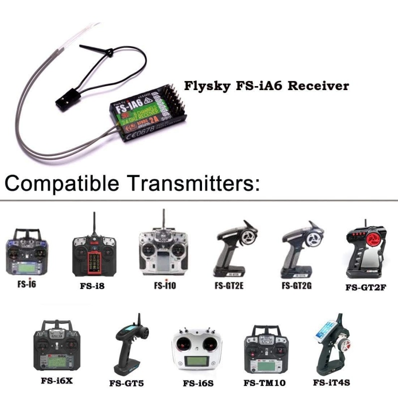 Flysky FS-IA6 Alıcı 6CH Çift A - Drone Racing Antenna incelemesi ve fiyatı