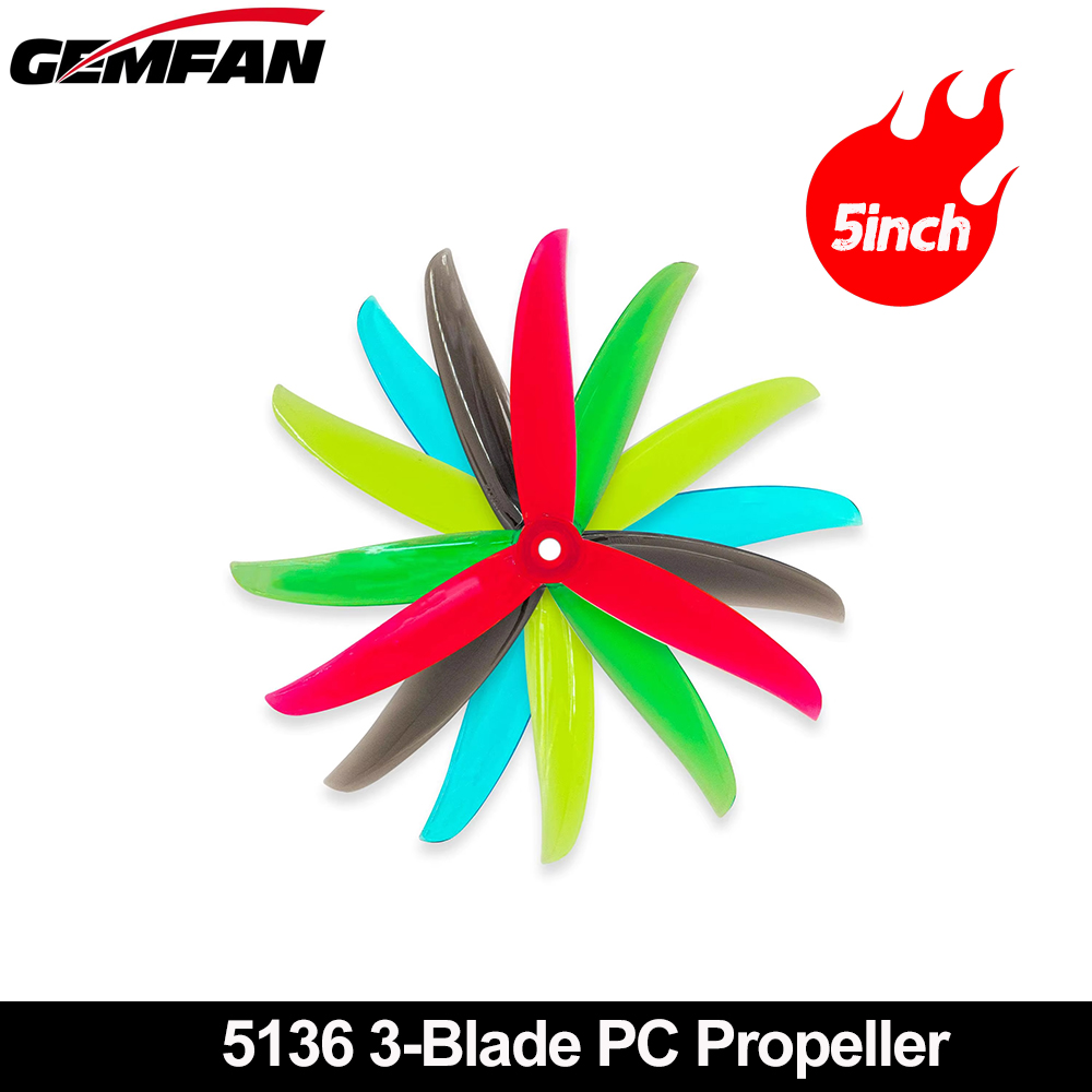 Gemfan VANOVER 5136 3 Bıçaklı  - Drone Racing Propeller incelemesi ve fiyatı