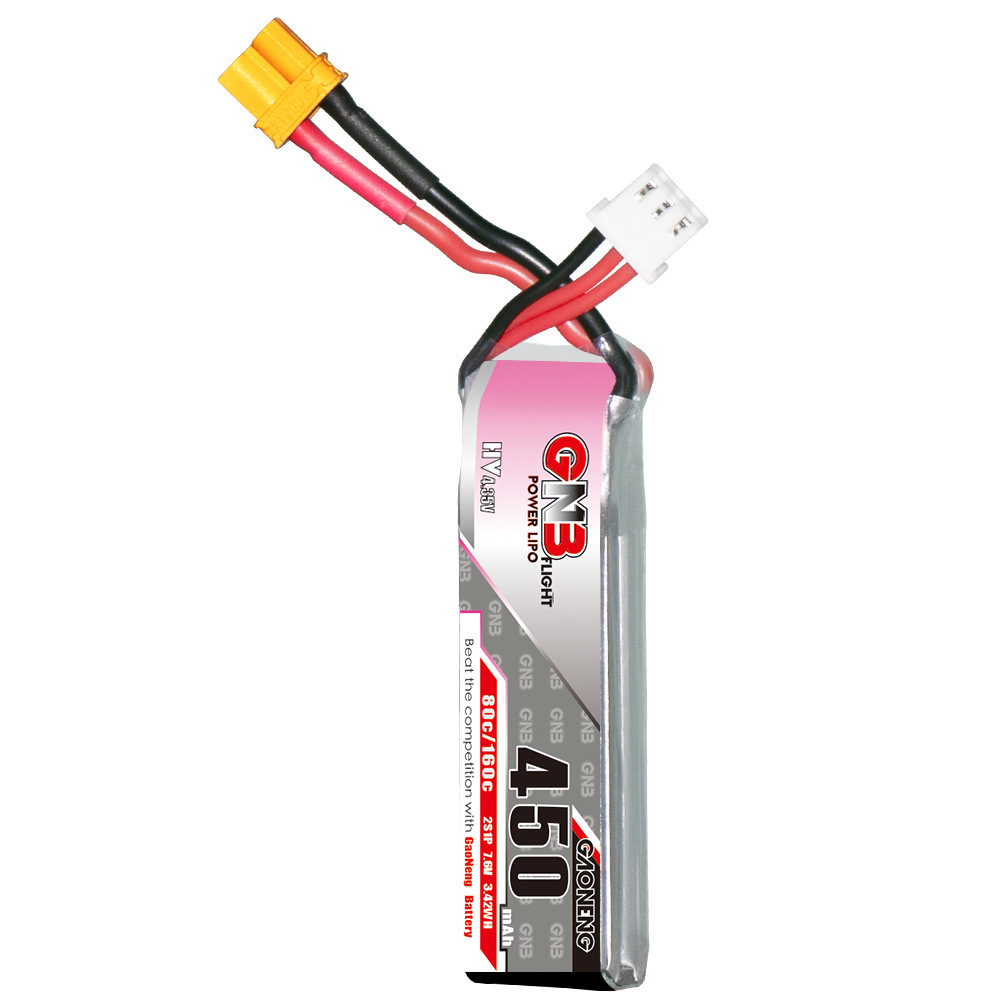 GNB LiPo Pil HV 2S 7.6V 450mAh - Drone Racing Battery incelemesi ve fiyatı
